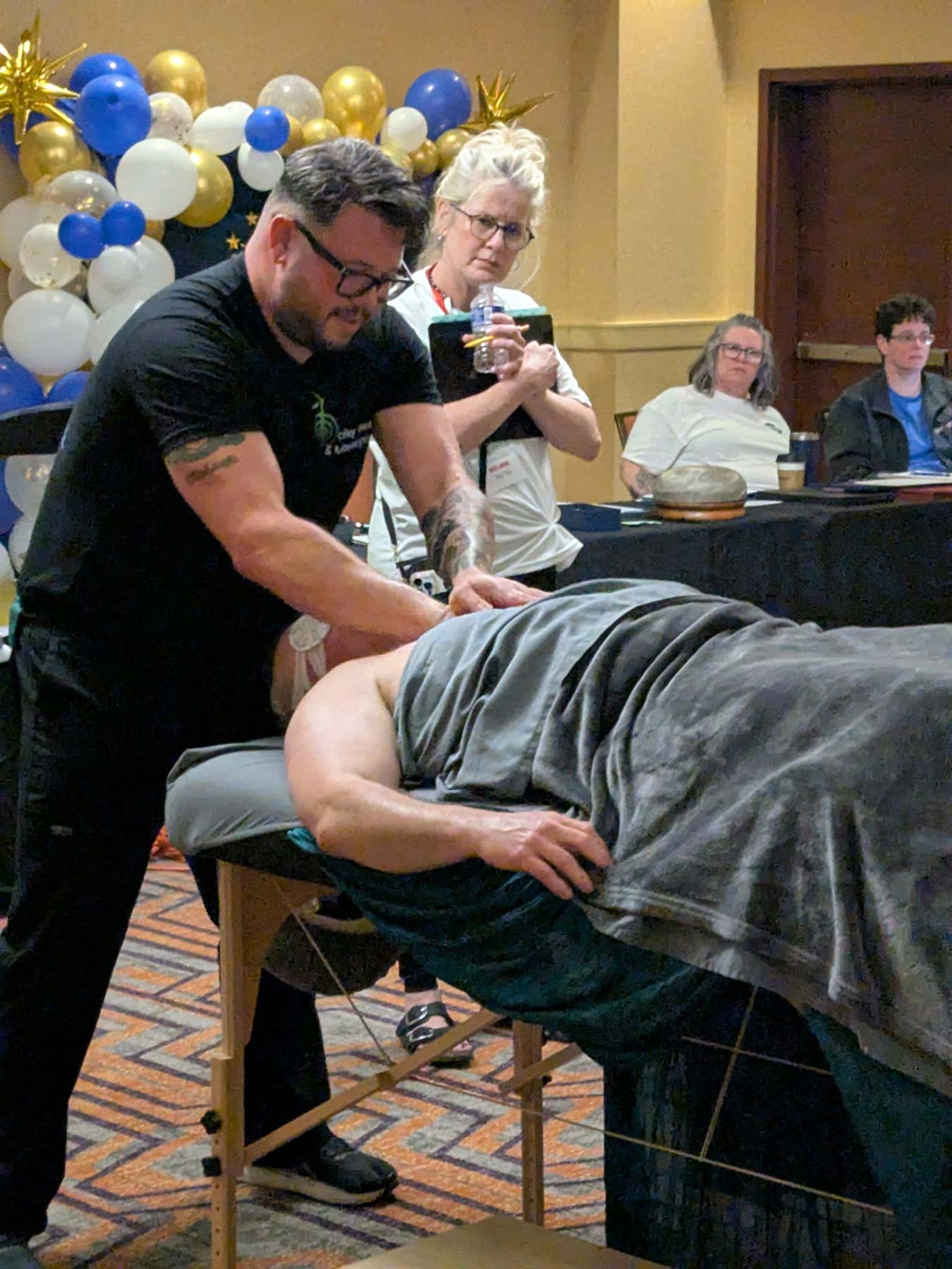 Therapist teaching and making an impact